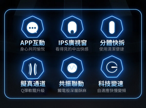 GALAKU暗之夜 飛機杯｜多頻震動｜吸吮快感｜陰莖訓練器