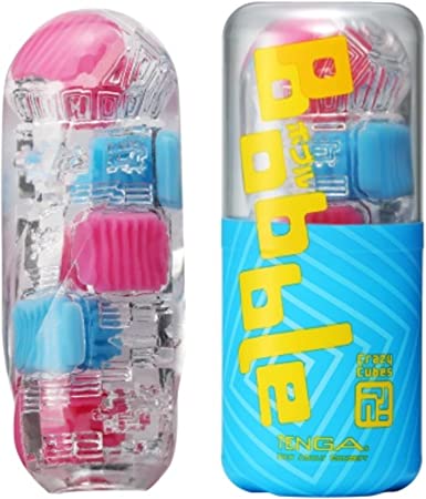71gexIKoYJL._AC_SY450_ 【Tenga】 跳動杯(瘋狂磚)藍|陰莖訓練器|膠體滾動|刺激快感