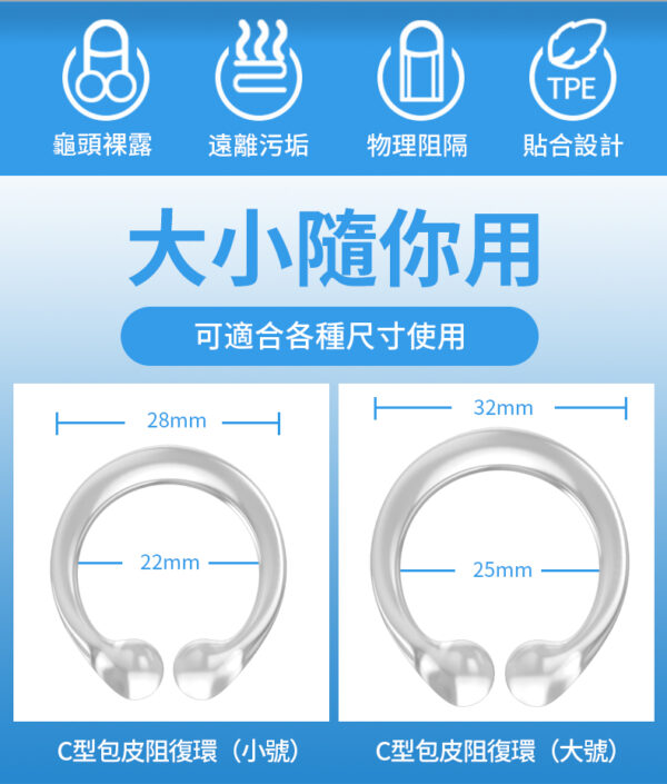 取悅C型包皮阻復環2件組 - 其他 商品圖片