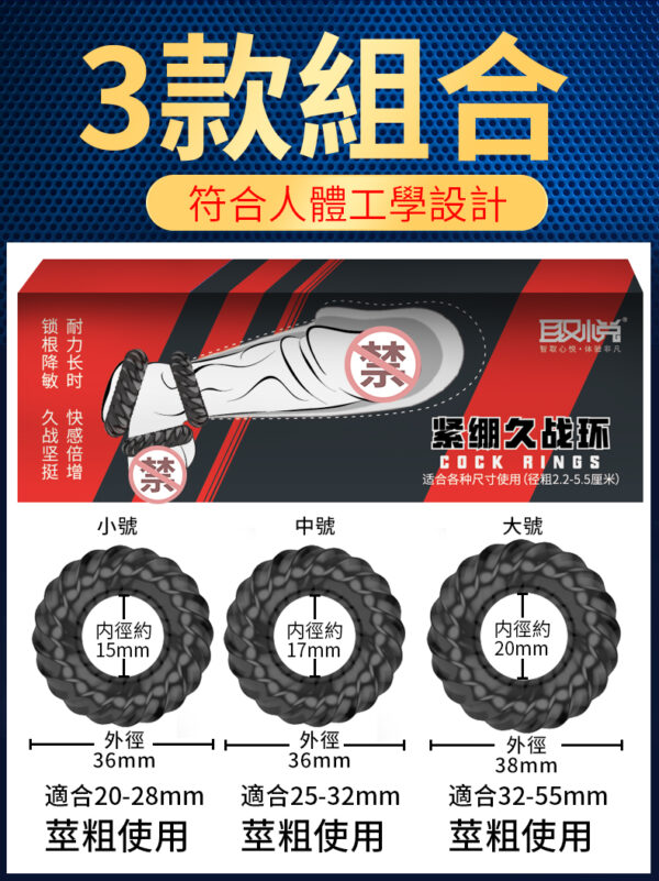 緊繃螺紋三件套(鎖根/鎖莖/鎖蛋 - 其他 商品圖片