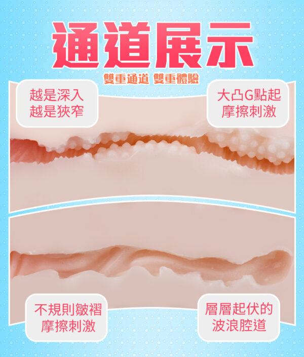御姐榨汁丨束縛感丨吸吮包裹丨非貫通設計丨真實外陰丨 - 飛機杯 商品圖片