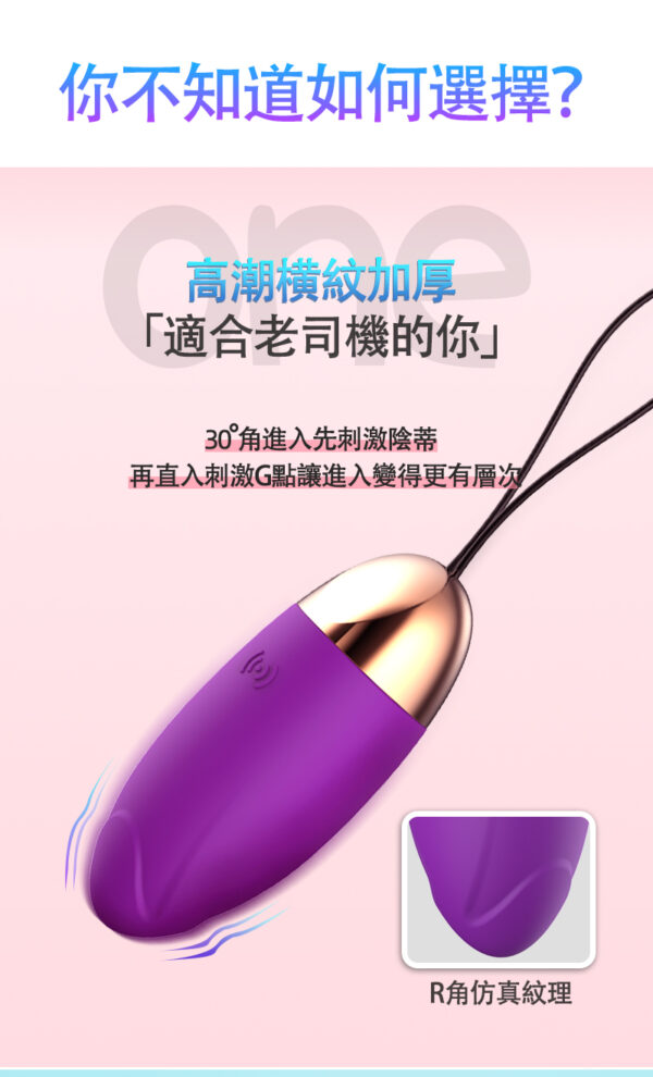 10段高潮挑逗花芯跳蛋 (洋紅色) - 跳蛋 商品圖片