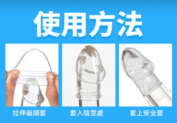 開口龜頭套（螺纹款 - 其他 商品圖片