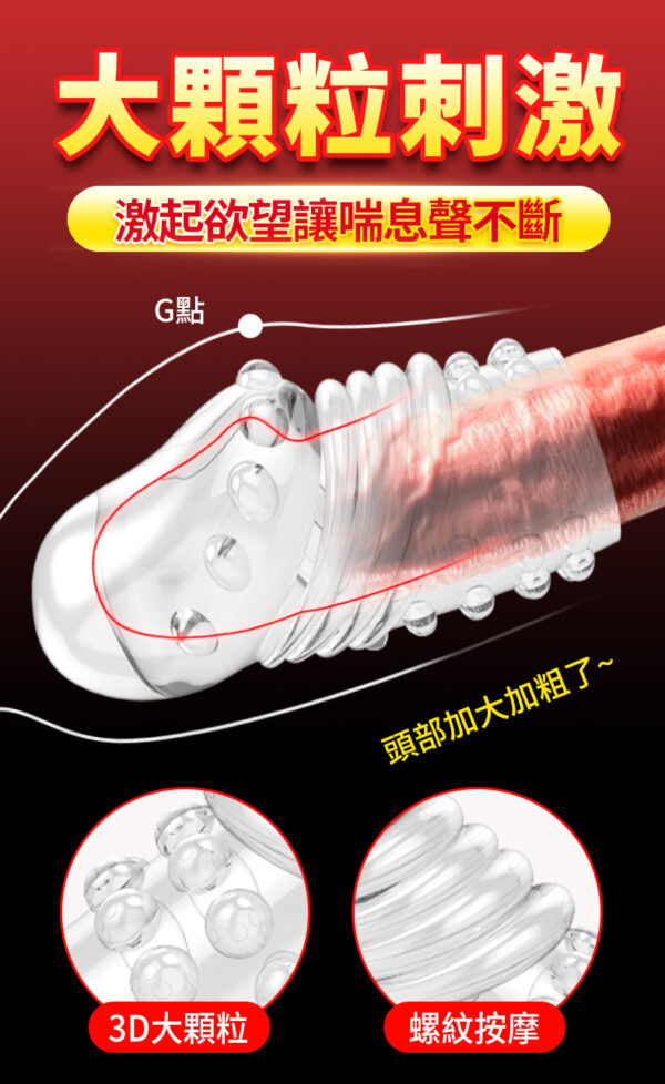 顶珠龟头套790-繁_06 二代金剛龜頭套 - 其他 商品圖片